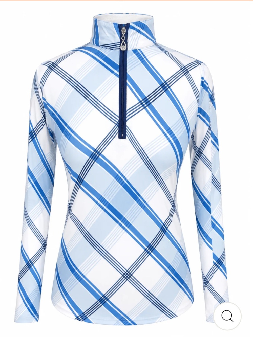 San Soleil plaid 50 plus sunshine plaid print size medium